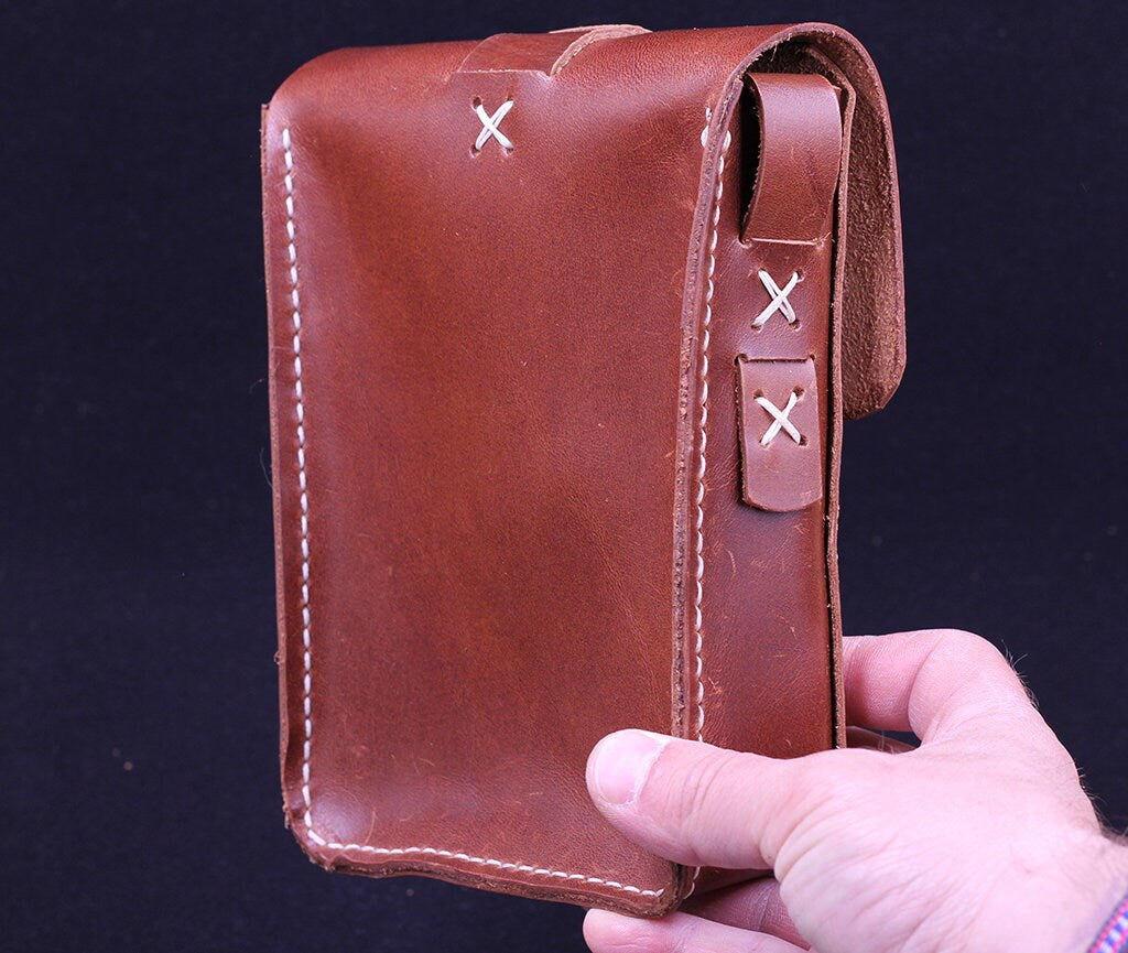 Handmade Leather Cross Body Bag, Leather Shoulder Phone Bag
