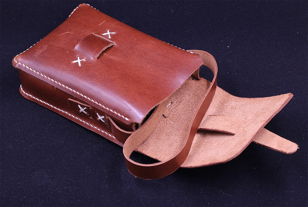 Handmade Leather Cross Body Bag, Leather Shoulder Phone Bag