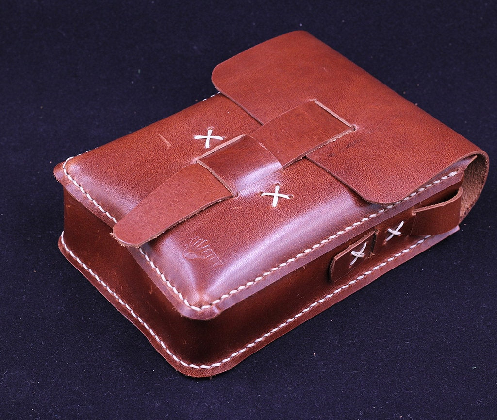 Handmade Leather Cross Body Bag, Leather Shoulder Phone Bag