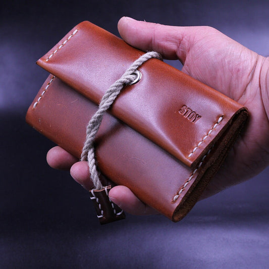 Handmade Leather Tobacco Pouch