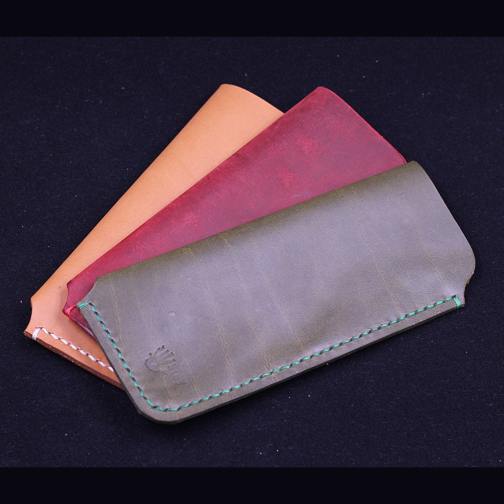 Leather Sun Glasses Case, Leather Eye Wear Case, Eyeglass Case