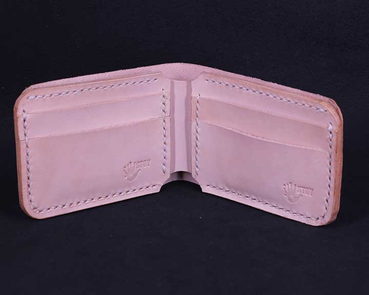 Handmade Leather Wallet - Natural