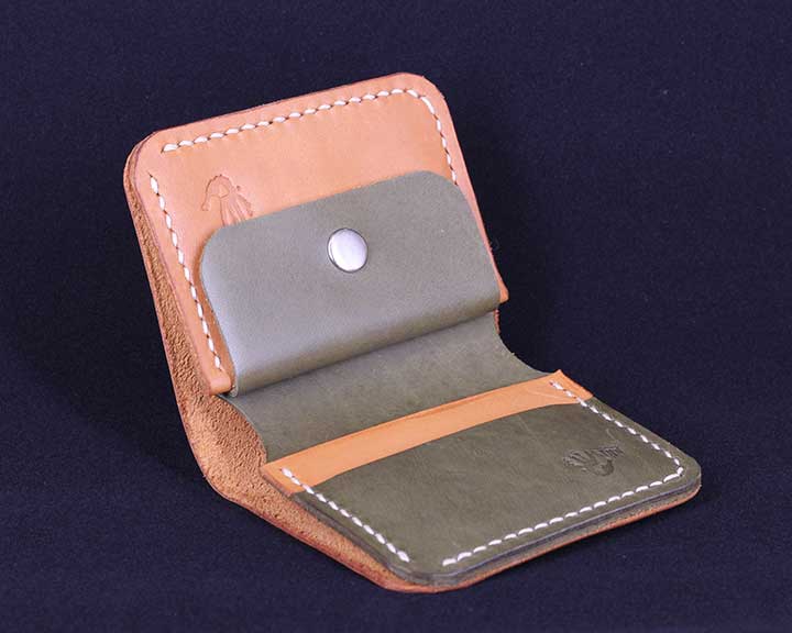 Handmade Leather Bifold Wallet