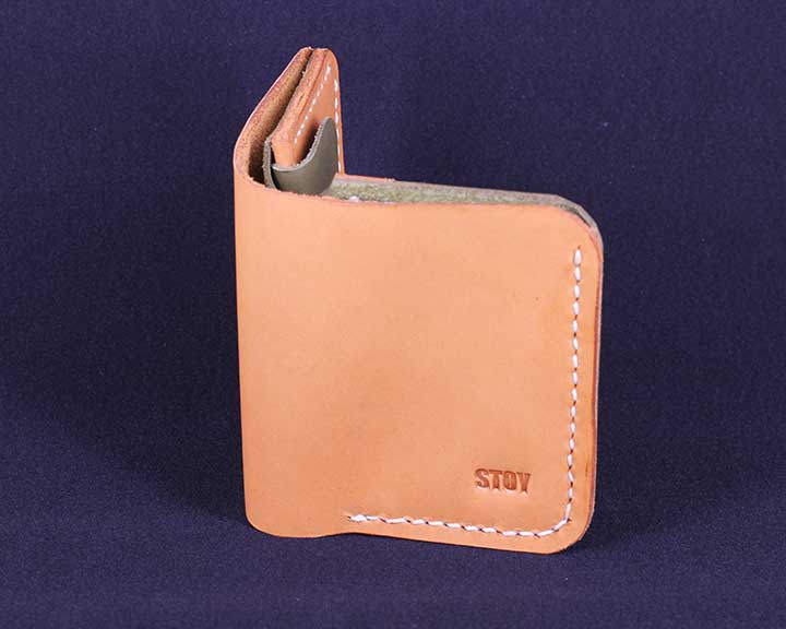 Handmade Leather Bifold Wallet