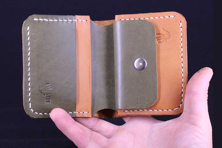 Handmade Leather Bifold Wallet
