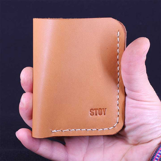 Handmade Leather Bifold Wallet